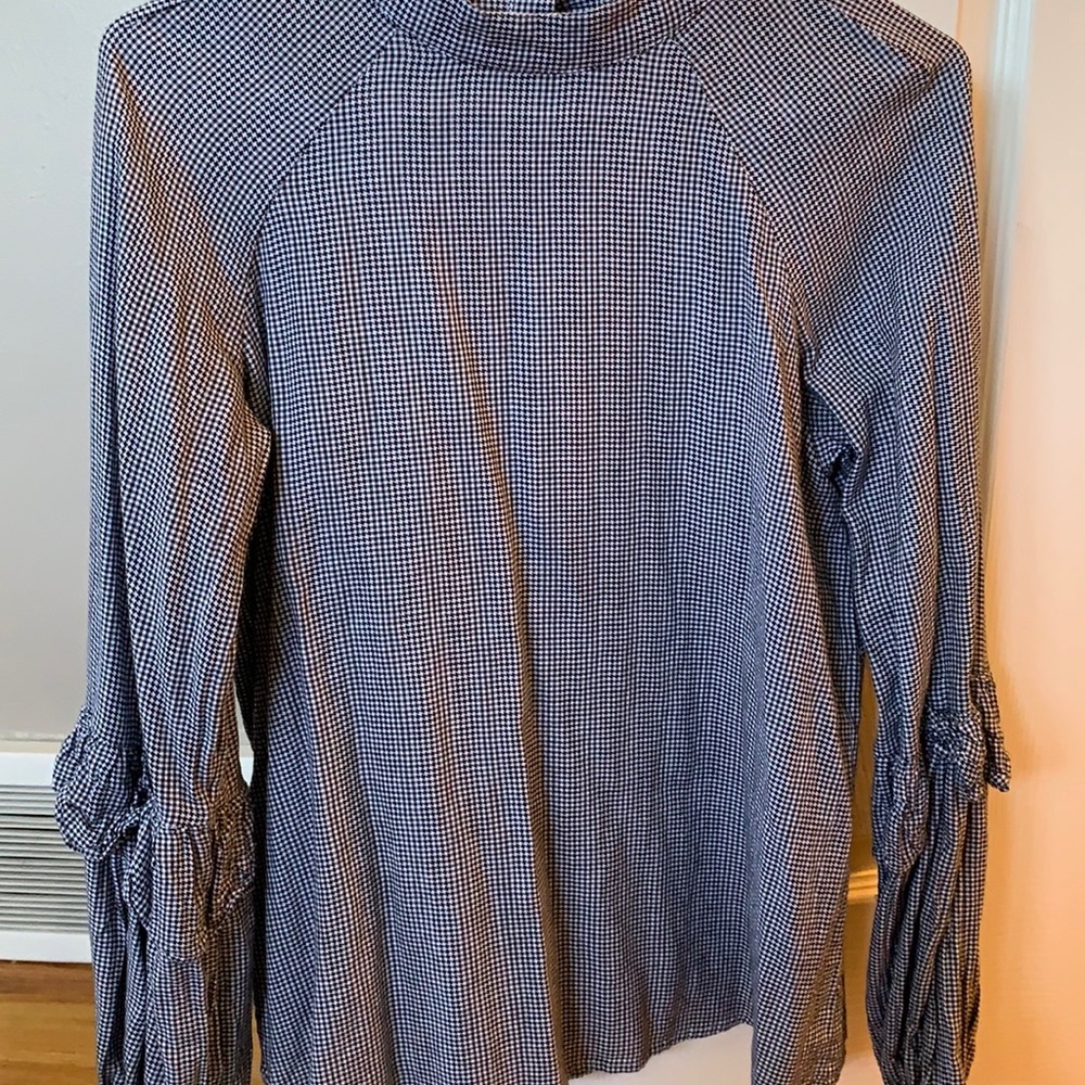 Loft checkered top